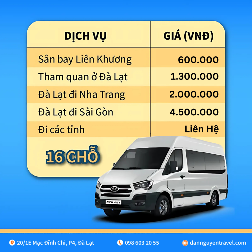16 chỗ